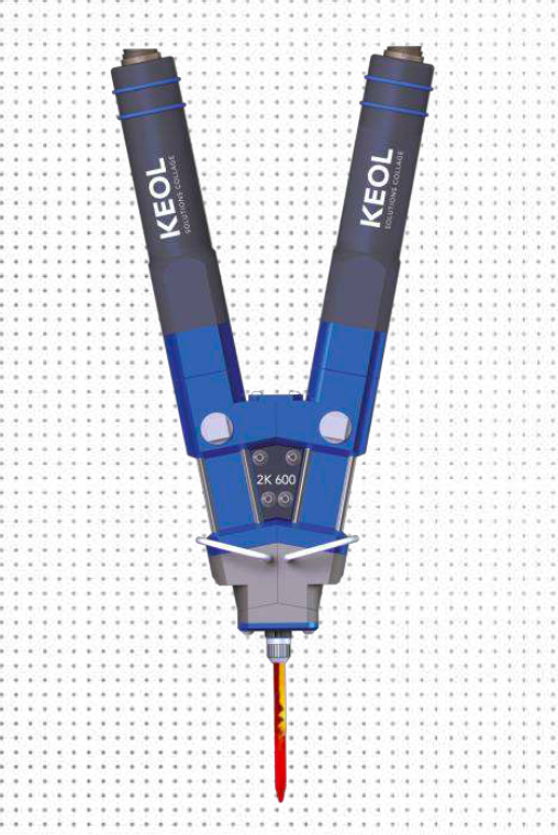 Two-component volumetric valve