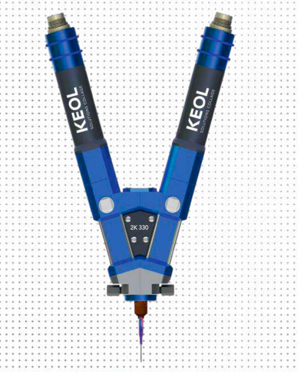 Two-component volumetric valve