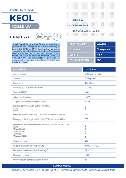 KEOL UV K-LITE 700