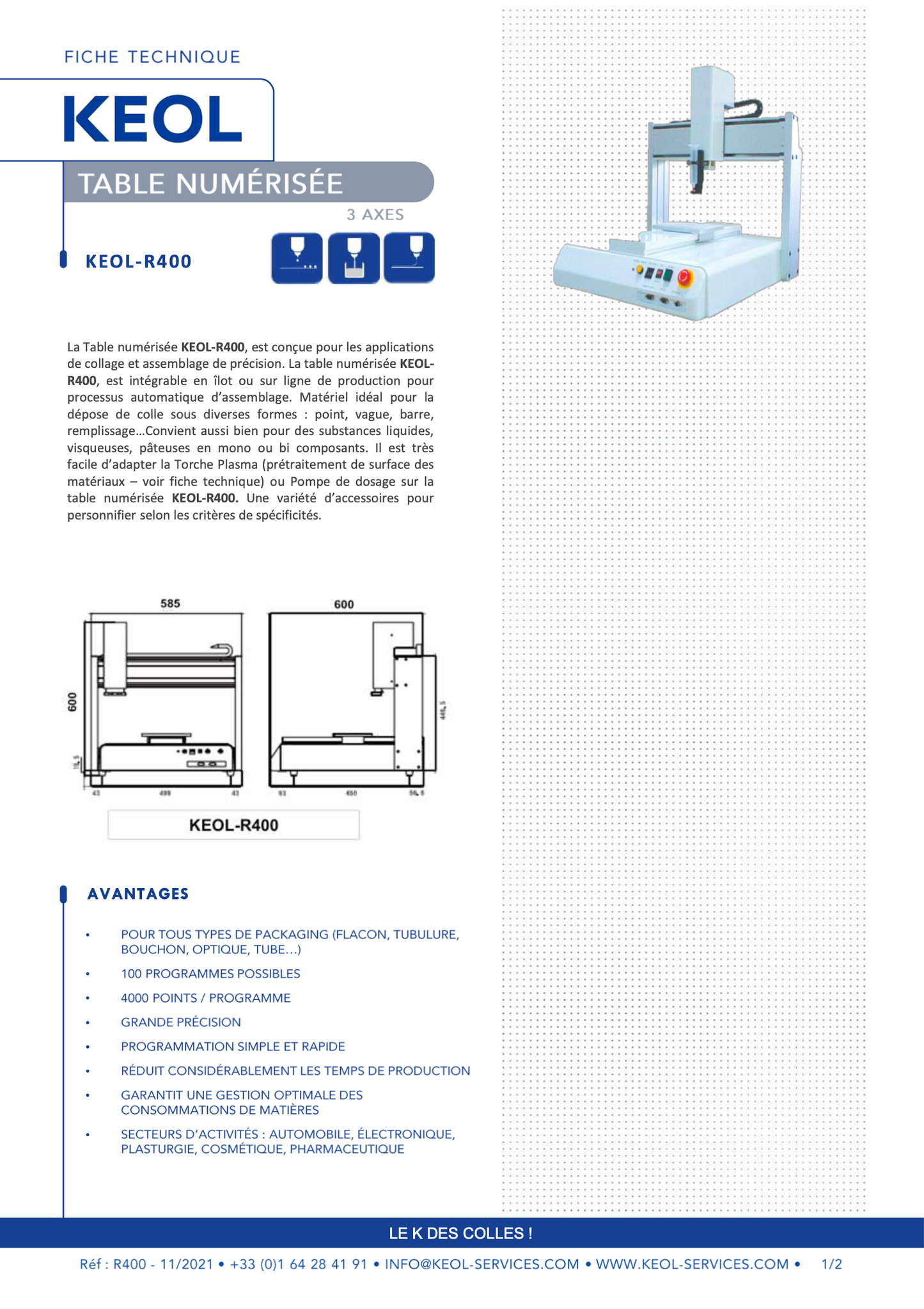 R400 Dosierroboter (400x400mm)