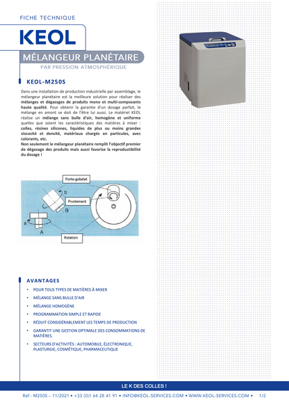 M250S Planetary Pressure Mixer