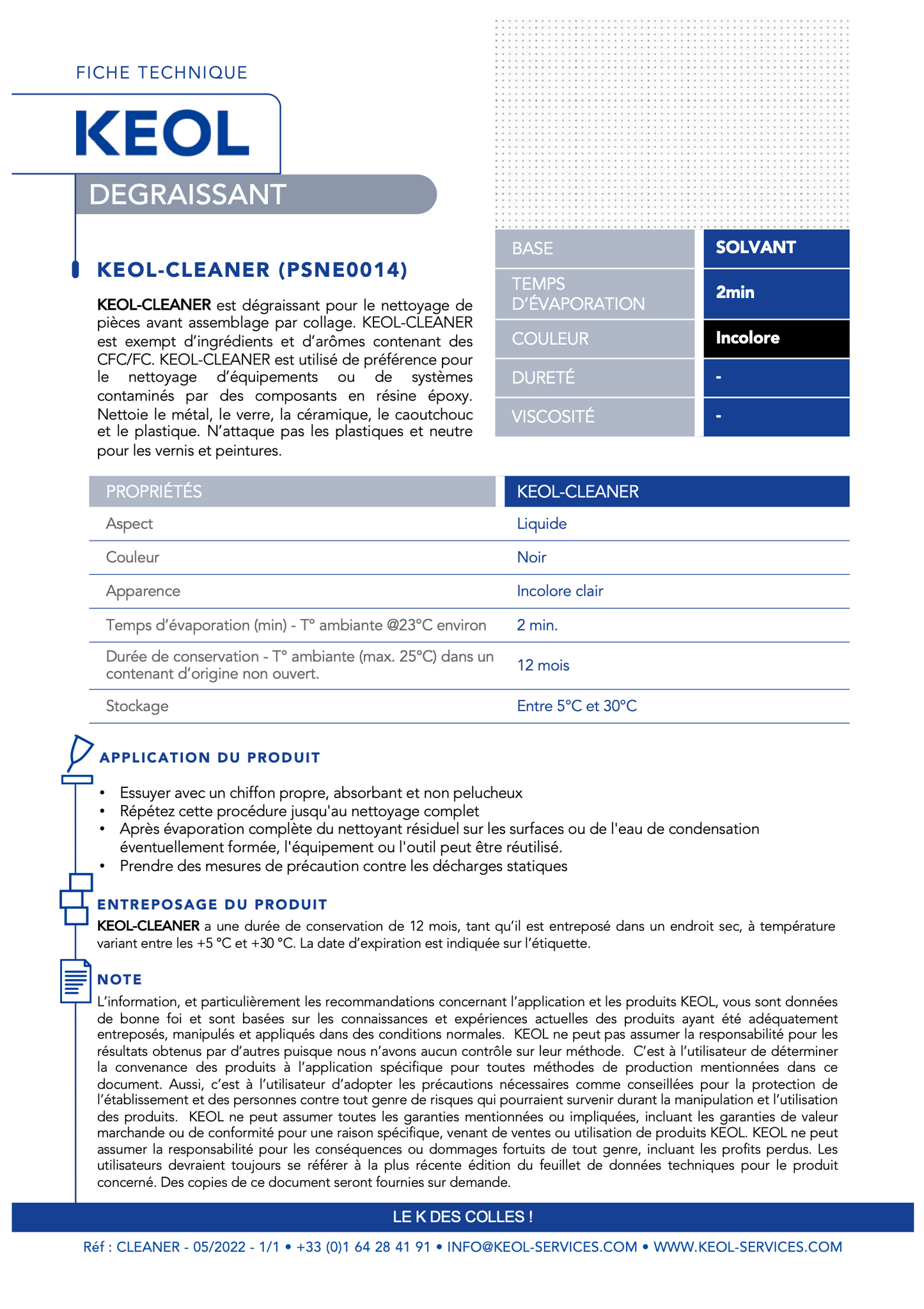 K-CLEANER Dégraissant/Nettoyage - 50 L